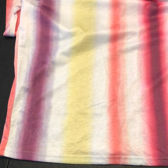 🌴White and Fuchsia Stripe Maxi with Pockets🌴 - Picture 4 of 4